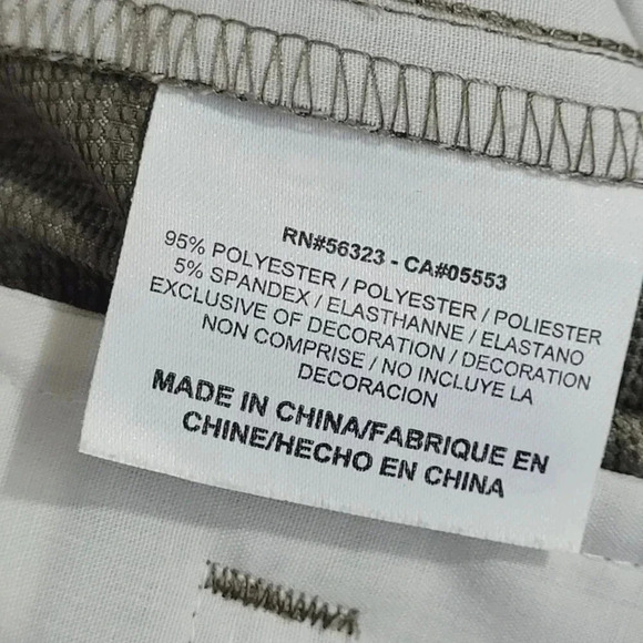 Nike Golf Tour Performance Mens Dri-Fit Striped Shorts Size 35 Gray  10CT - Picture 5 of 6